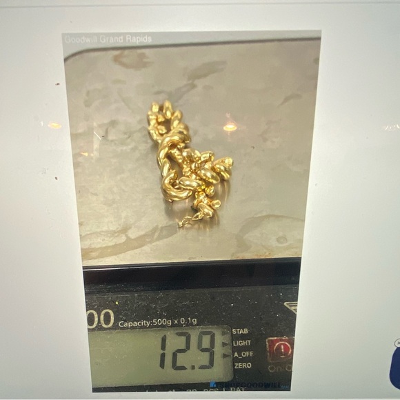 Vintage 14K Italy Gold San Marcos Macaroni Bracelet - Picture 5 of 13